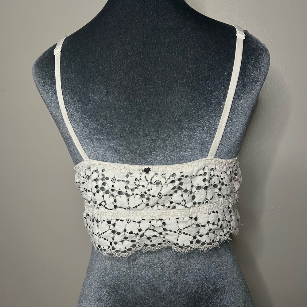 Victoria's Secret Off-White Lace Bralette with Sweetheart Neckline - Picture 3 of 6